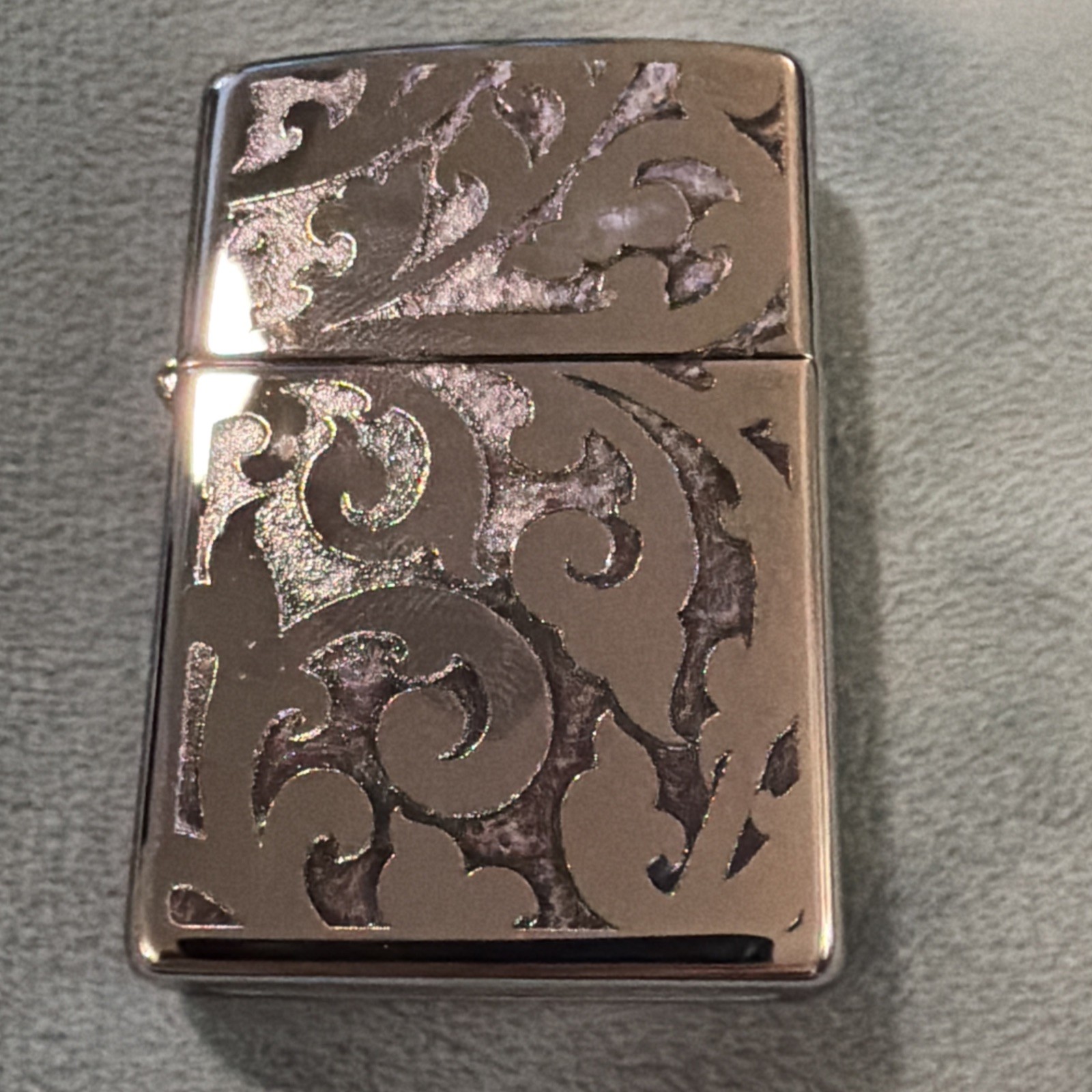 Collectible High Polish Chrome Filigree ZIPPO Lighter 2021 New No Box