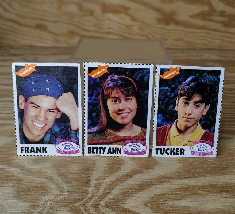 RARE Vtg 1997 Apple Jacks Are You Afraid of The Dark Cereal Box Card Set of 3