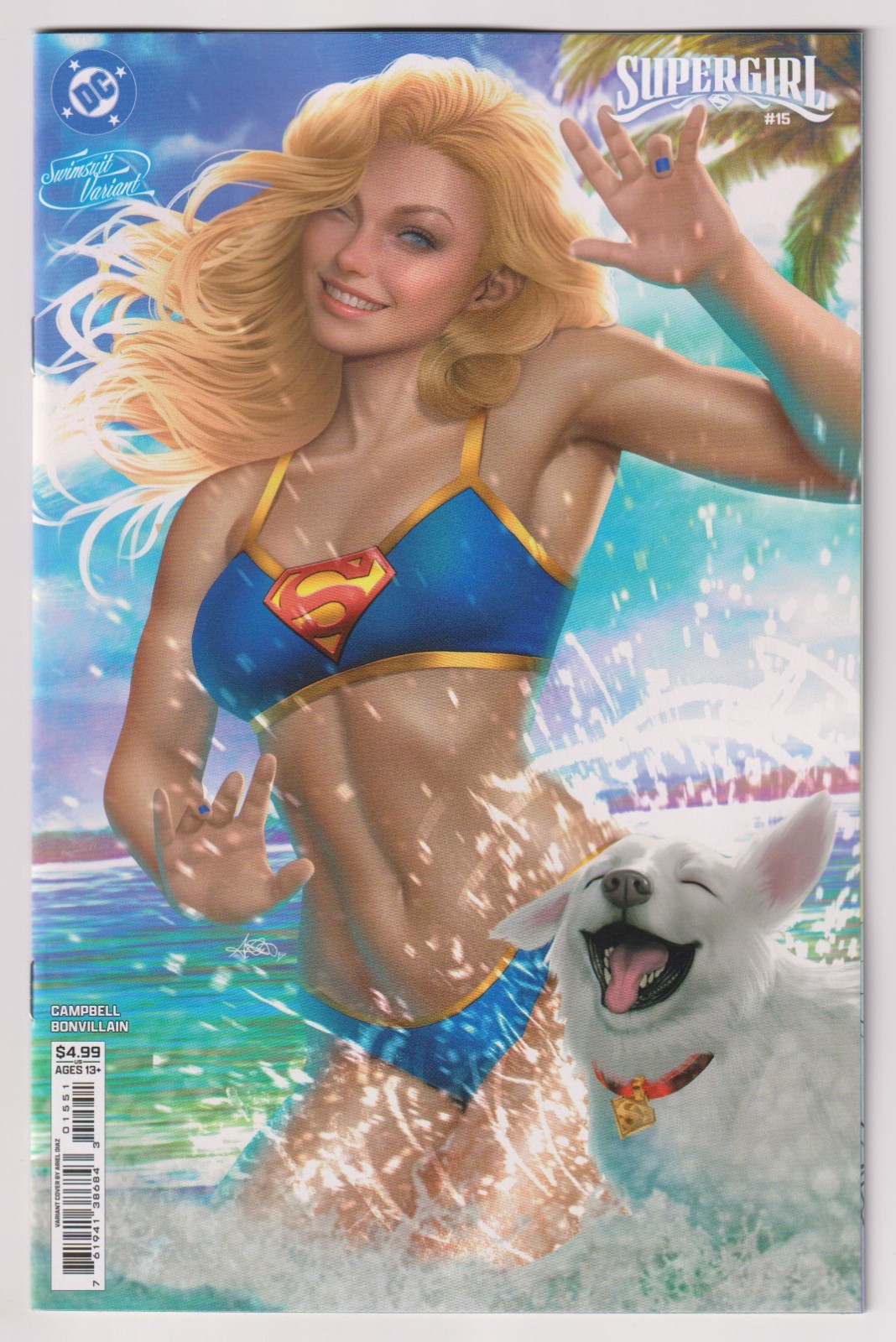 Supergirl #15 Cvr E Diaz Swimsuit Variant (DC, 2026) NM