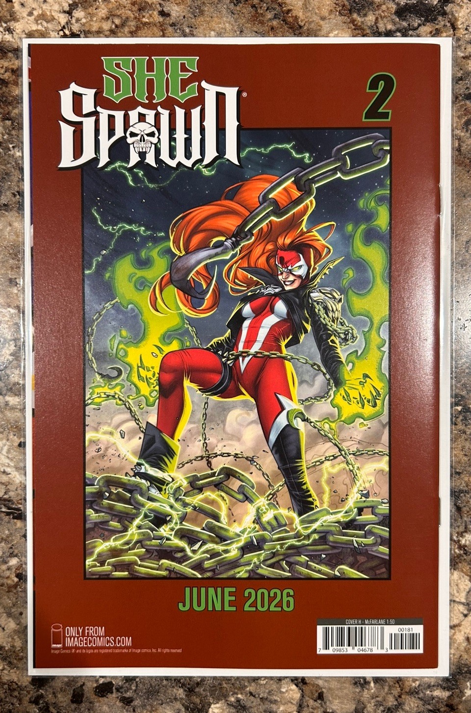 She-Spawn #1 1:50 Incentive Variant Cover Todd McFarlane Image Comics 2026