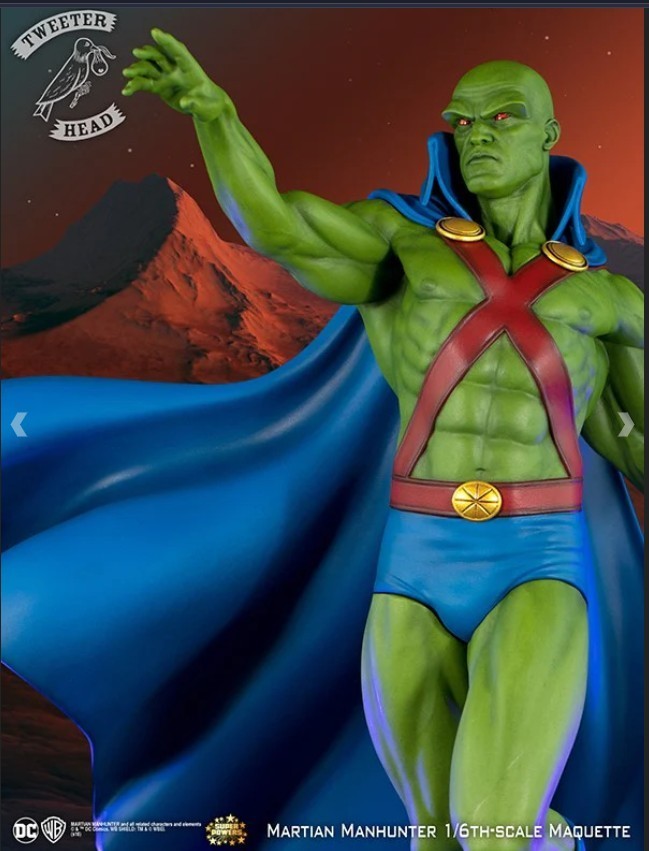 DC Super Powers – THE MARTIAN MANHUNTER – Tweeter Head Limited Edition #9 of 140