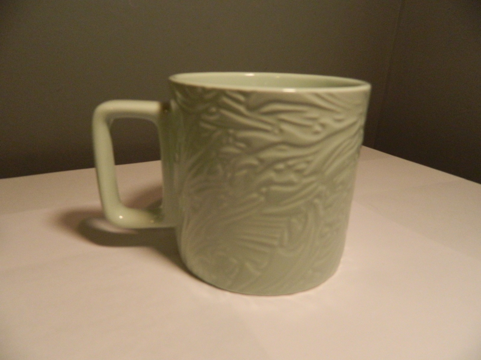 2022 Starbucks Spring Mint Green Ceramic 14oz Coffee Mug Cup