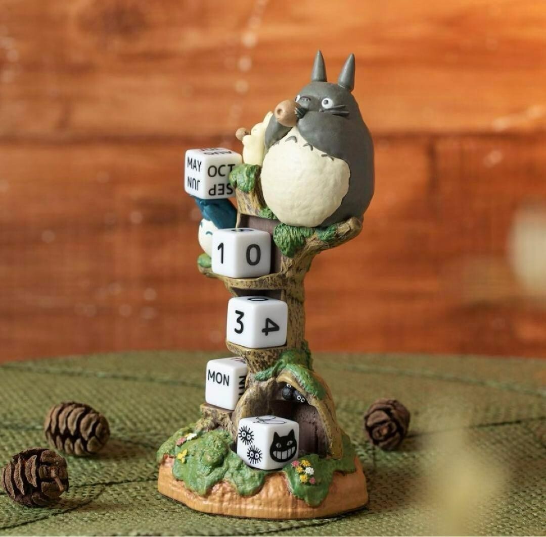 My Neighbor Totoro perpetual calendar Ocarina Concert Studio Ghibli figure NEW