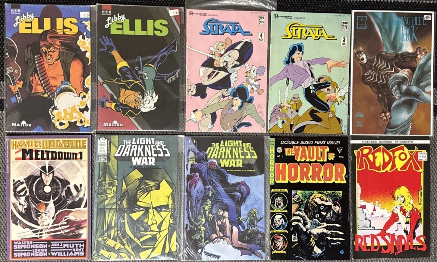 Vintage Comics Lot Of 10 See Pic’s For Title’s & Condition Sold As Is Lot