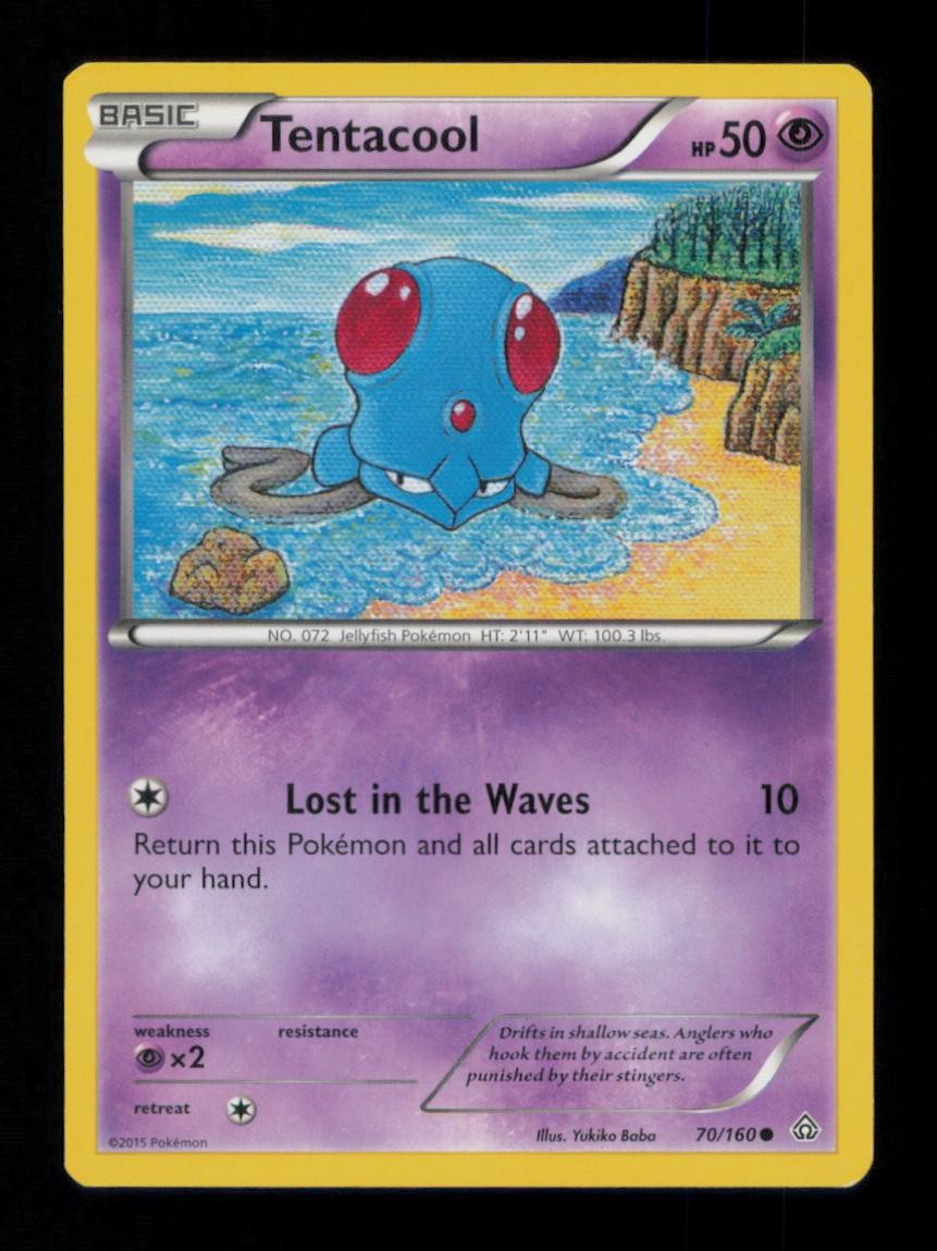 TENTACOOL COMMON 70/160 LP POKEMON