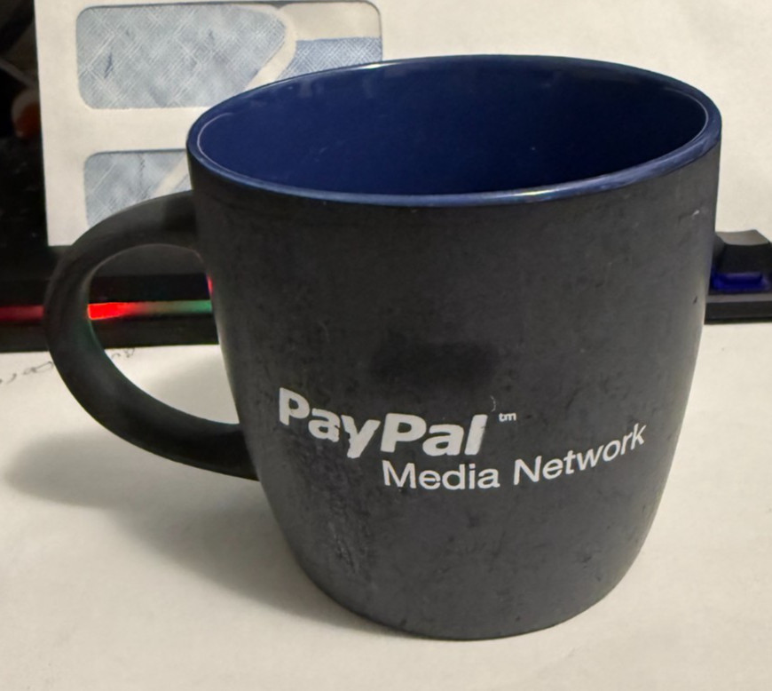Paypal Media Network/Get Sh1t Done Cup Employee/Promo Matte Black/Grey & Blue