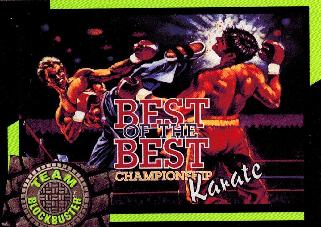 1993 Team Blockbuster Video Gaming Card #7 Best of the Best Championship Karate