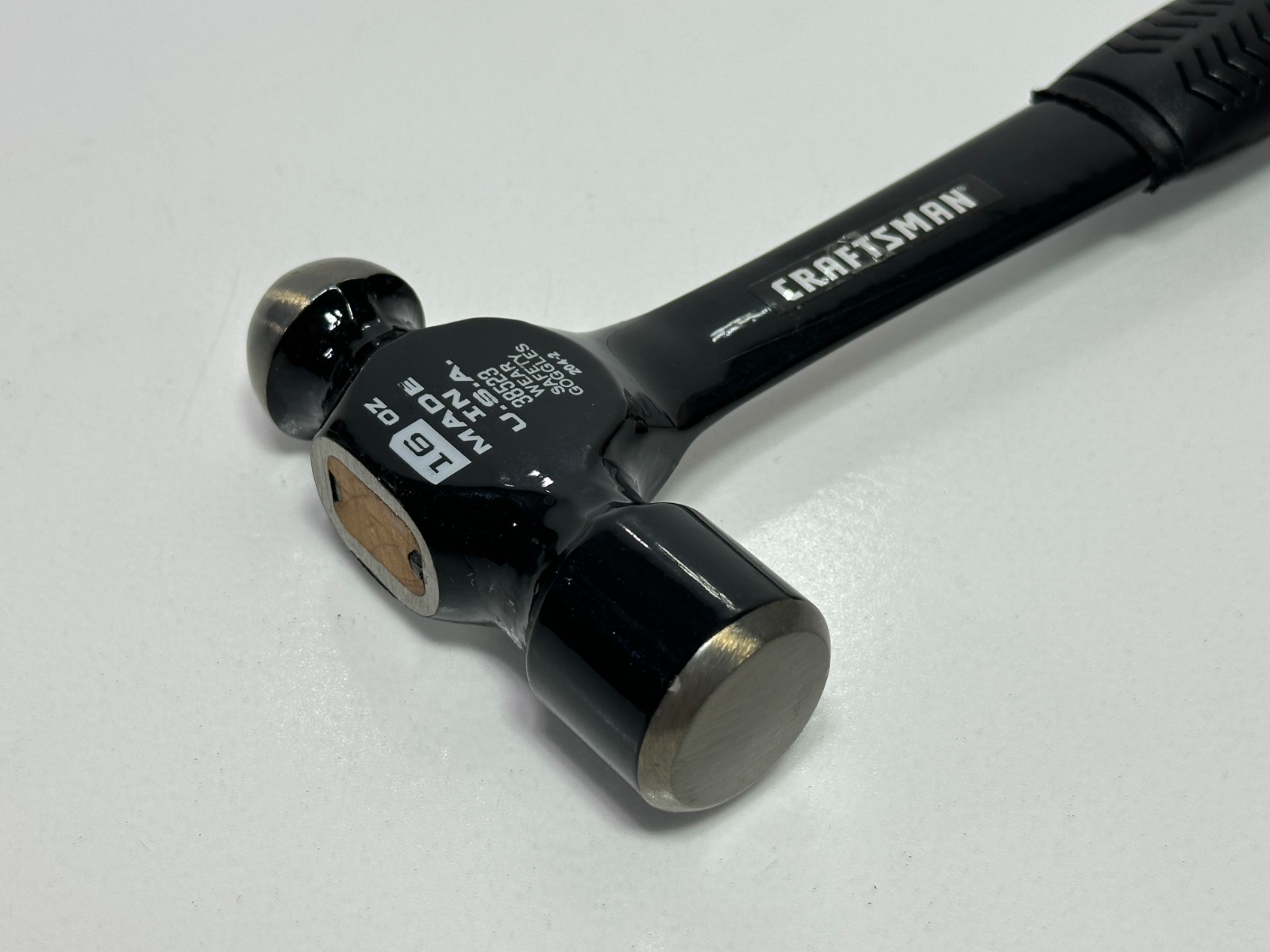 🇺🇸 Craftsman Tools USA 38523 16oz Ball Peen Hammer, Black on Black (Rare)