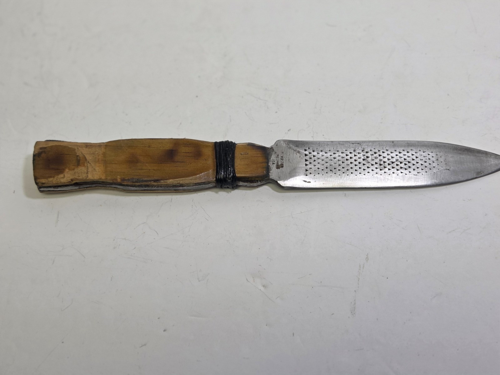 Home Made Amish Lancaster County High Carbon Steel 9.5″ Dagger File Knife
