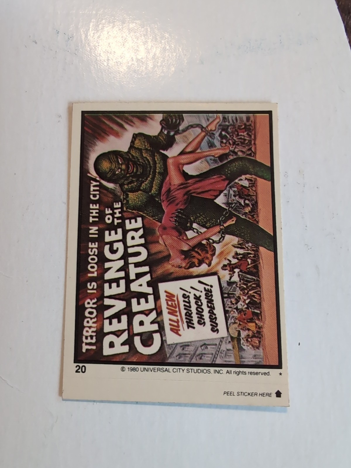 1980 UNIVERSAL CITY Creature Feature Monster Hall Of Fame #20 REVENGE CREATURE