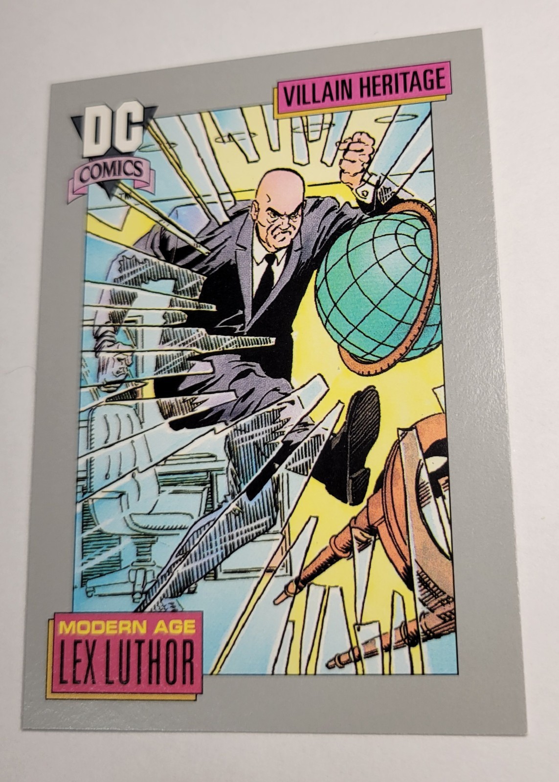 1992 Modern Age Lex Luthor Card #27 DC Comics Villain Heritage Impel Hobby