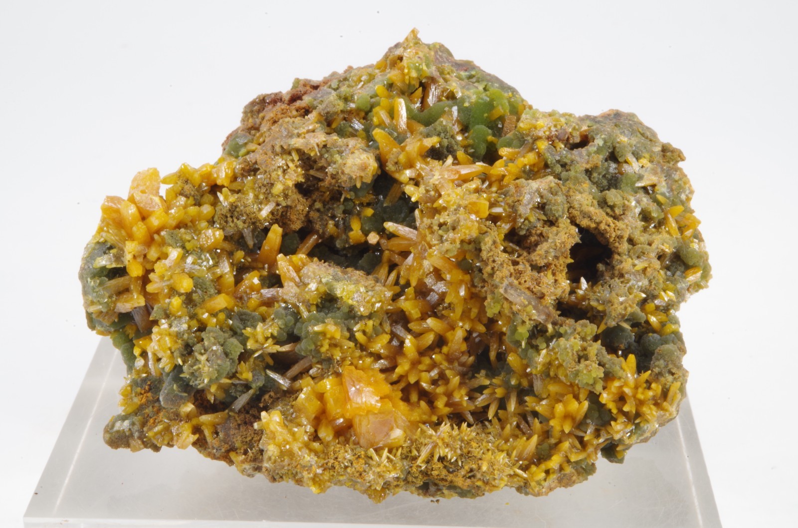 Wulfenite Mimetite, Mexico 8×5.5cm