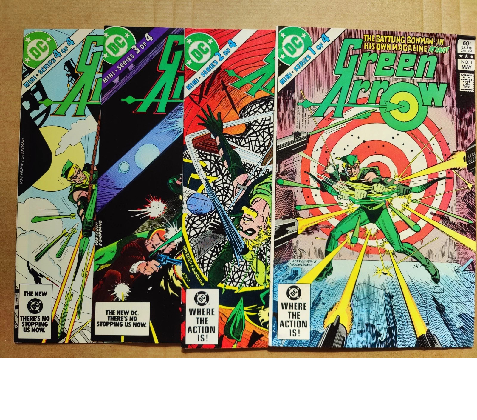 GREEN ARROW #1 2 3 4 DC Comics 1-4 Complete Set 1983