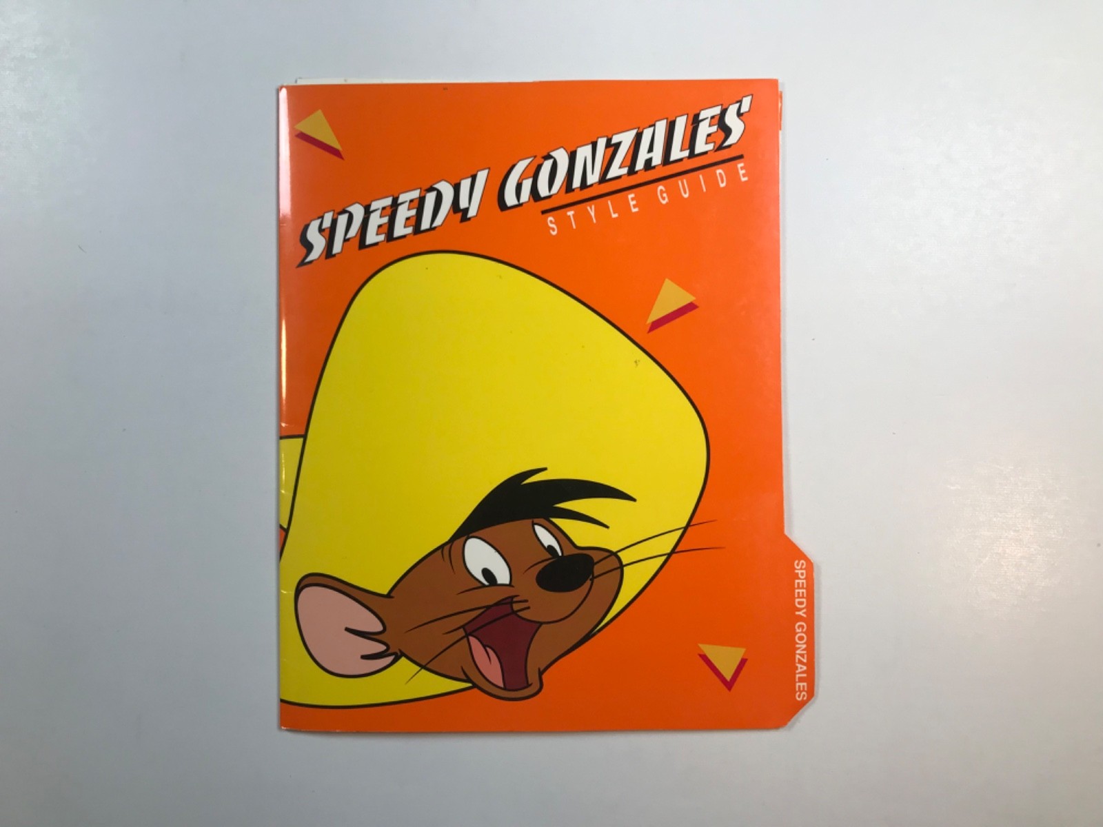 ANIMATION SPEEDY GONZALES STYLE GUIDES 1992 COMPLETE 10 PAGES + FOLDER