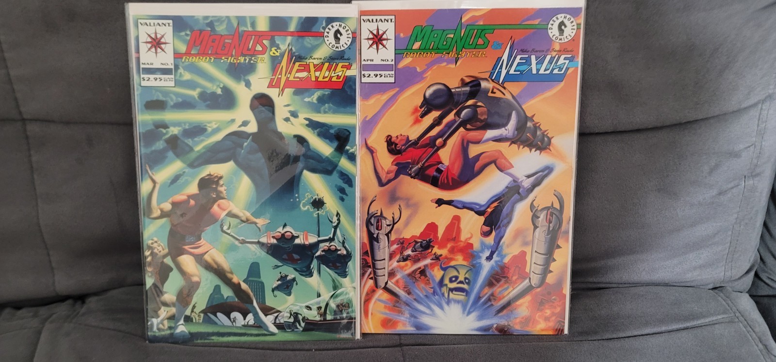 Magnus Robort Fighter & Nexus, 1, 2 Vallant / Dark horse comics NM