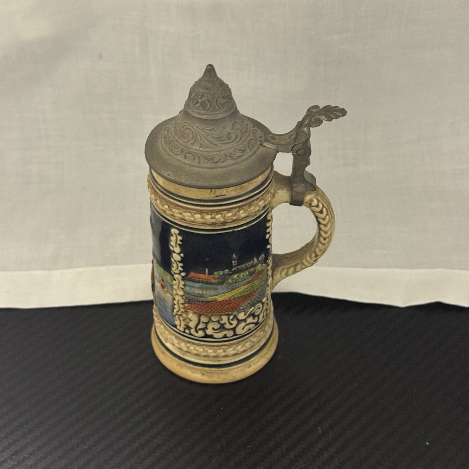 Vintage Minnie Beer Stein with Pewter Lid IHome Bar