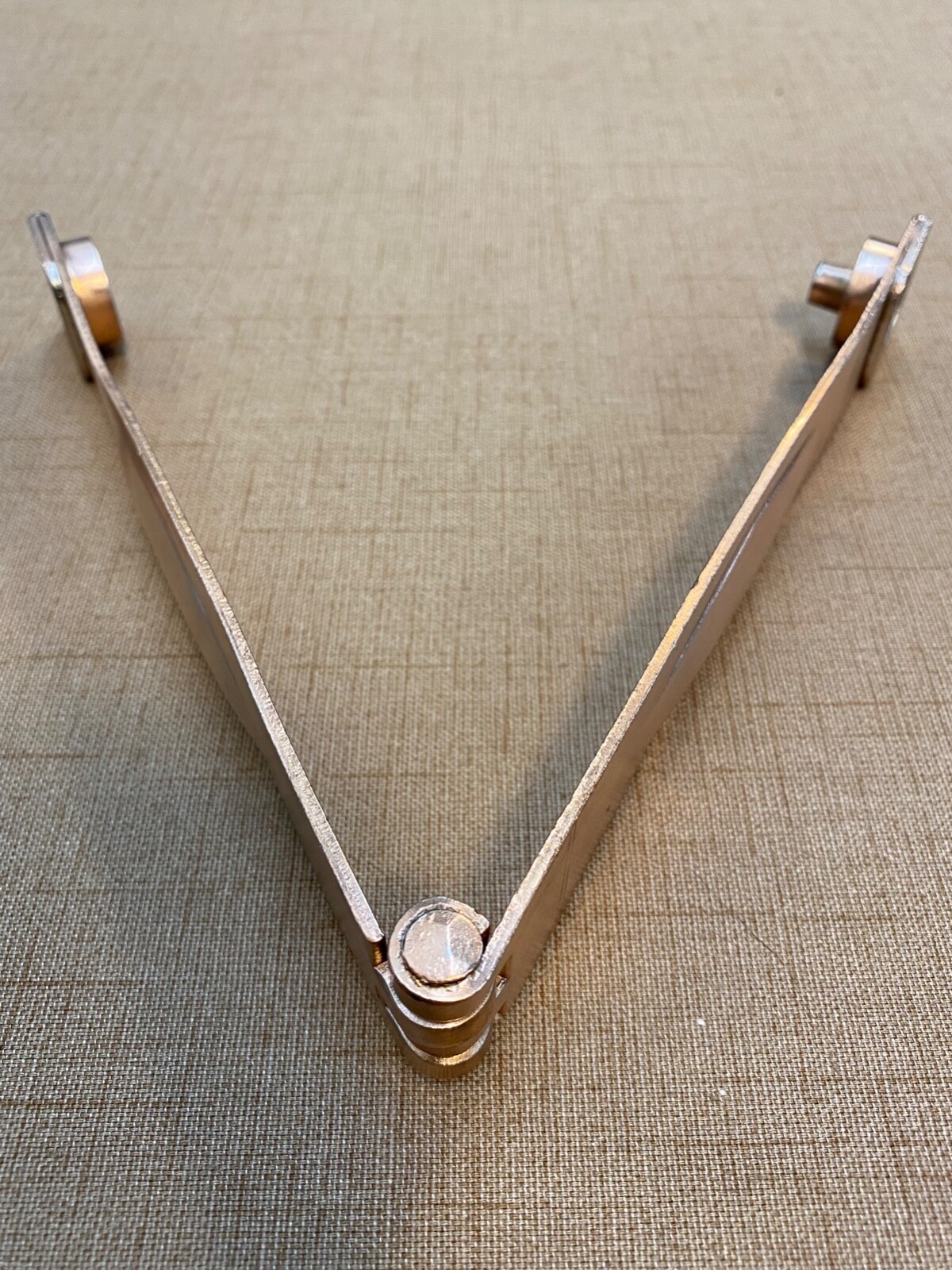Vintage Eyelet / Grommet Tool, Solid Brass, Made in Japan, Cleaned and Shined