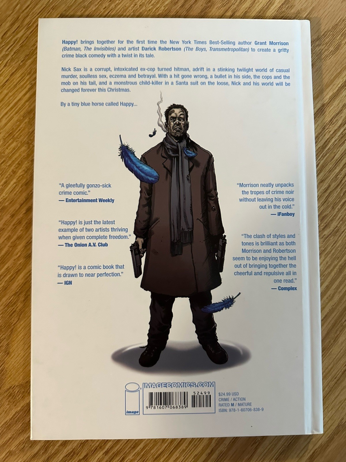 HAPPY Deluxe Hardcover HC OOP Grant Morrison Darick Robertson Image Comics