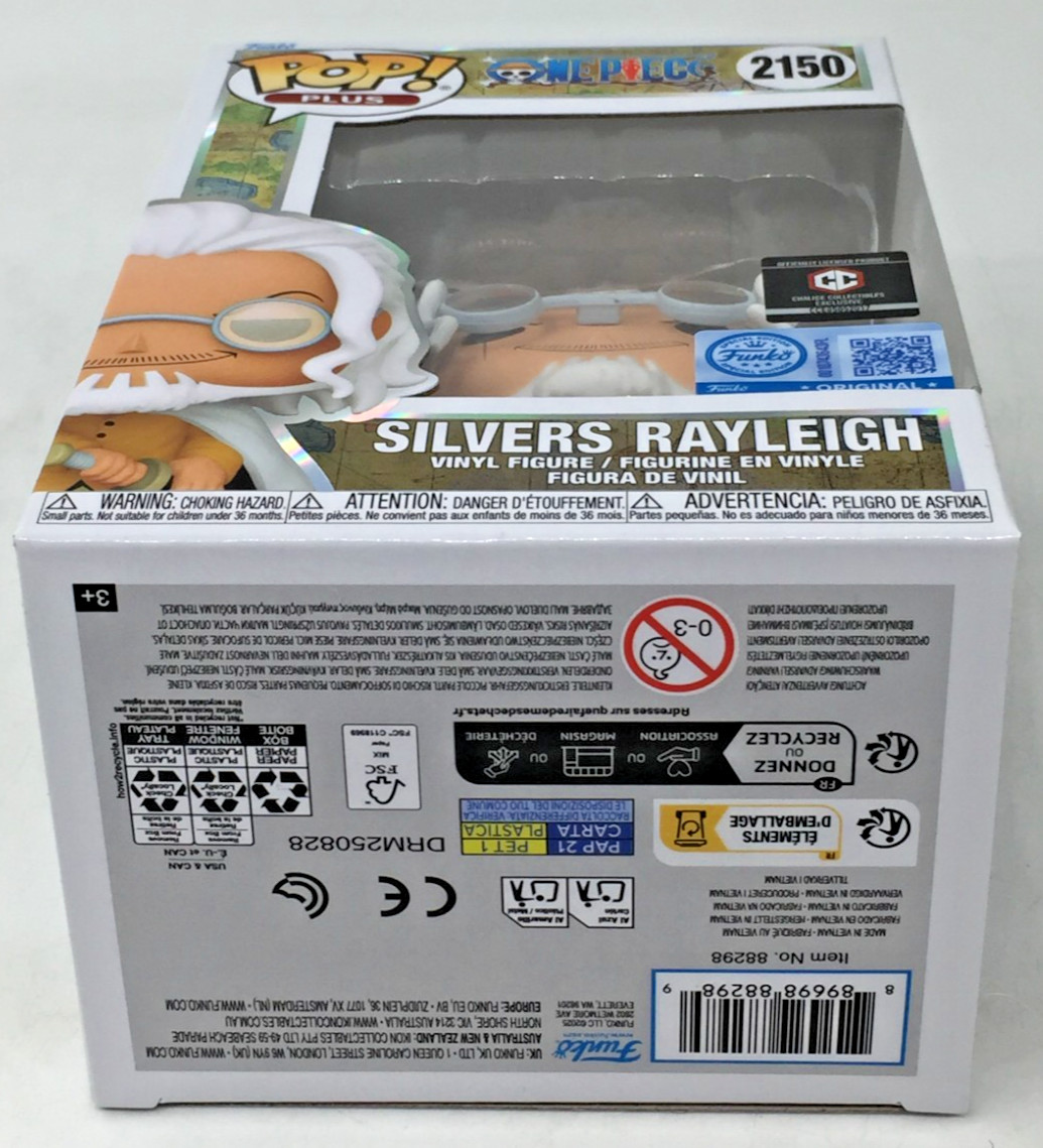 Funko Pop! One Piece PLUS Silvers Rayleigh #2150 Chalice CC EX Funko SE W/PP