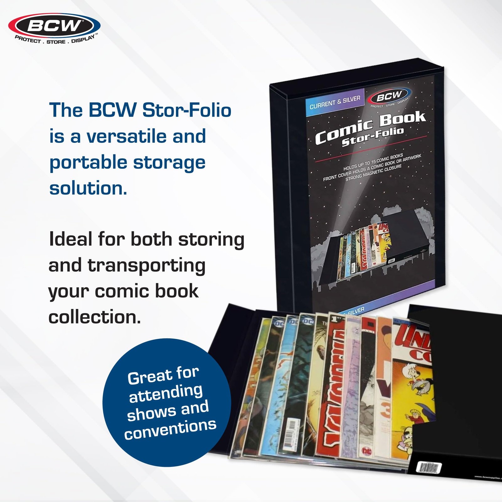 BCW Comic Book 1 Pack, Sized for Current and Silver Age Books
