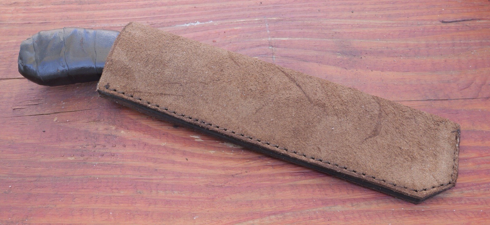 12” Mini Machete Hand Forged Chopper Carbon Steel Rustic Crude Heavy Duty Thick