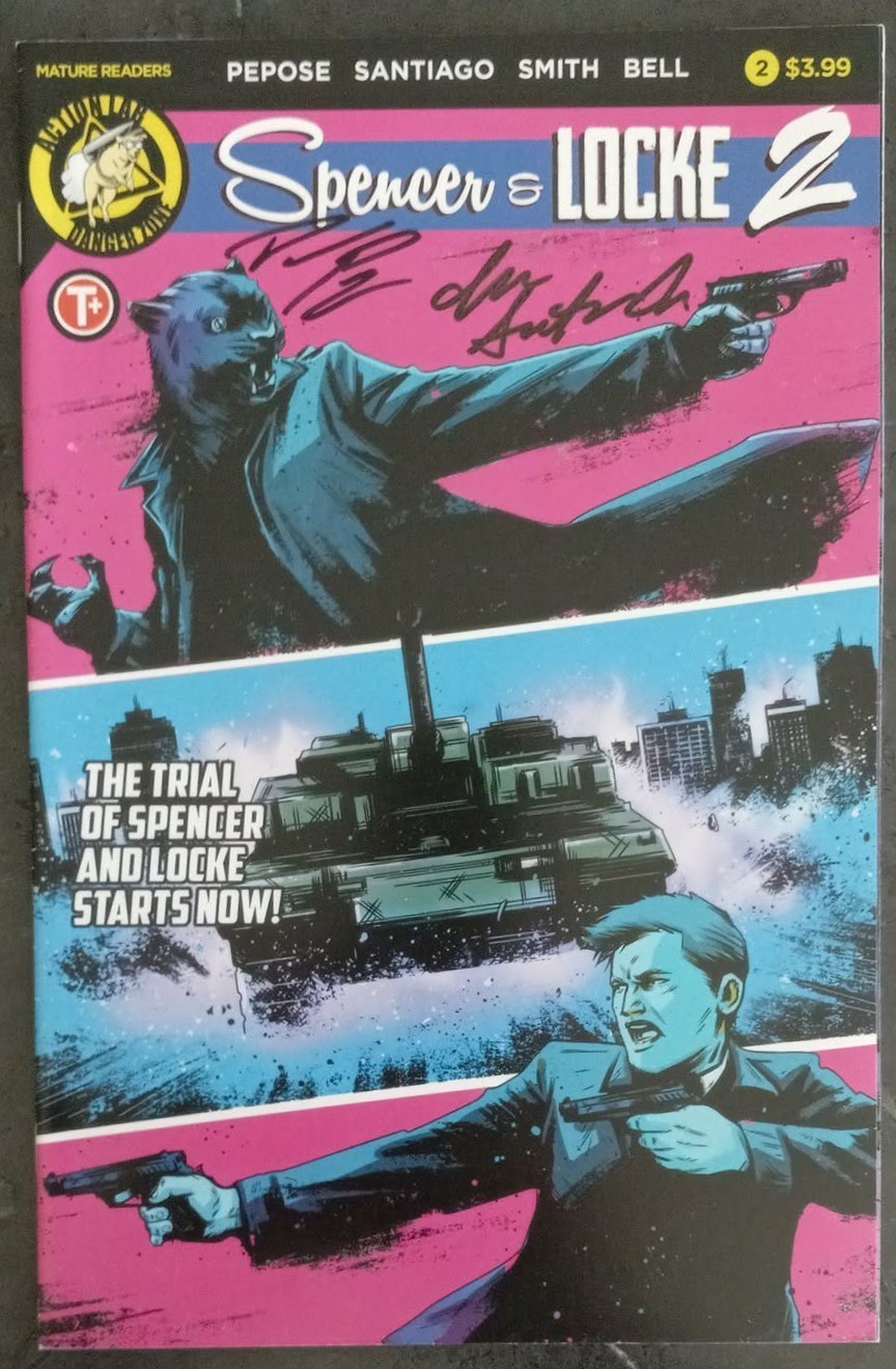 Spencer & Locke II #2 – Cover B – Signed by David Pepose & Jorge Santiago – COA