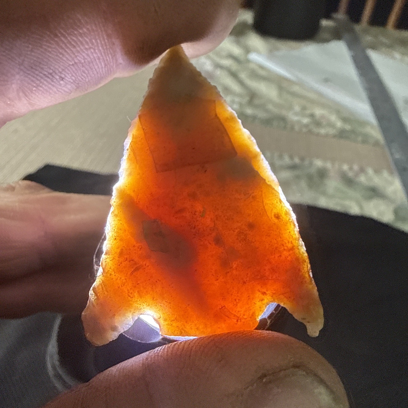 Authentic Paleo Artifact Arrowhead 100% Money Back Guarantee On Authenticity