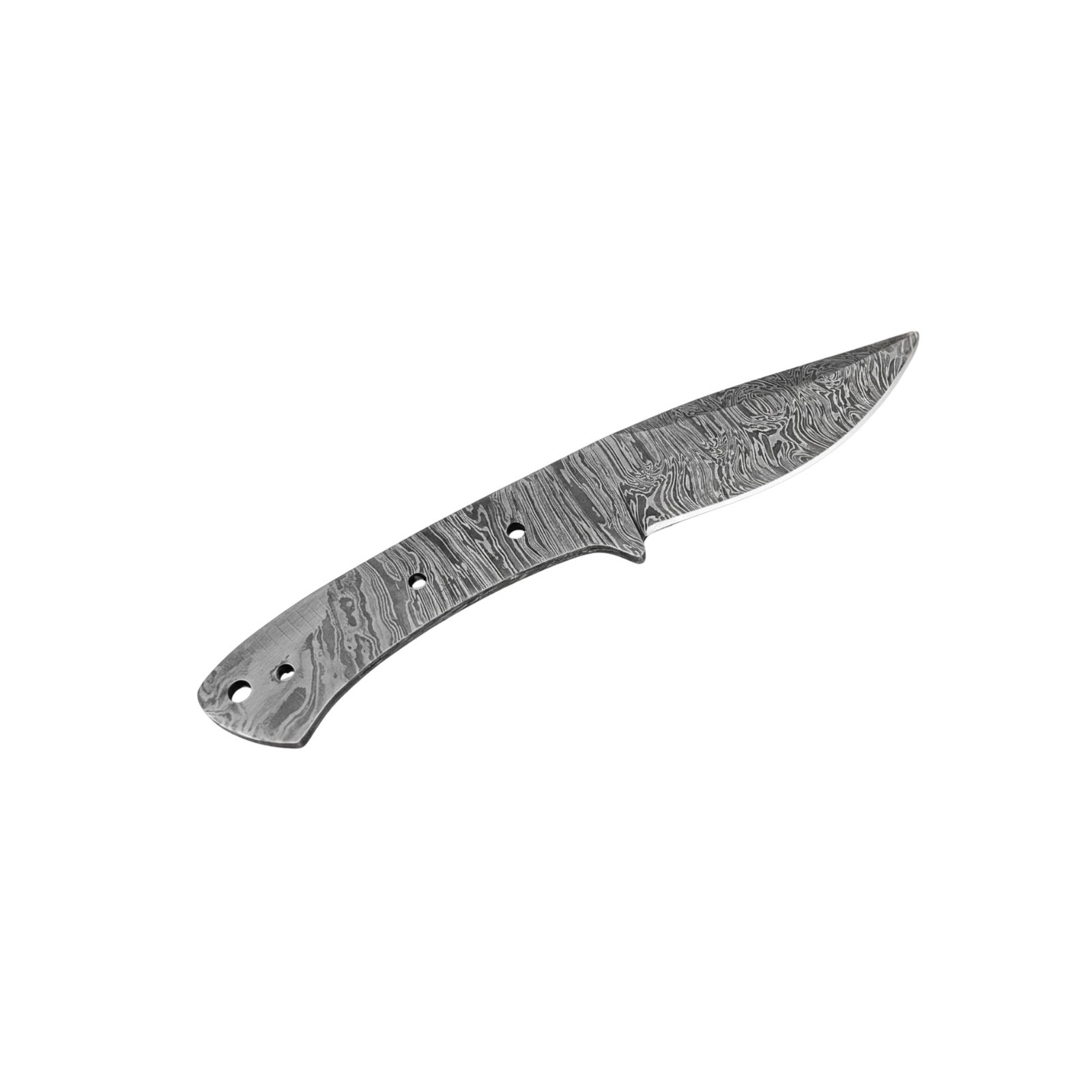Tactical Damascus DIY Knife Making Kit Bushcraft Survival Blank Full Tang Scout