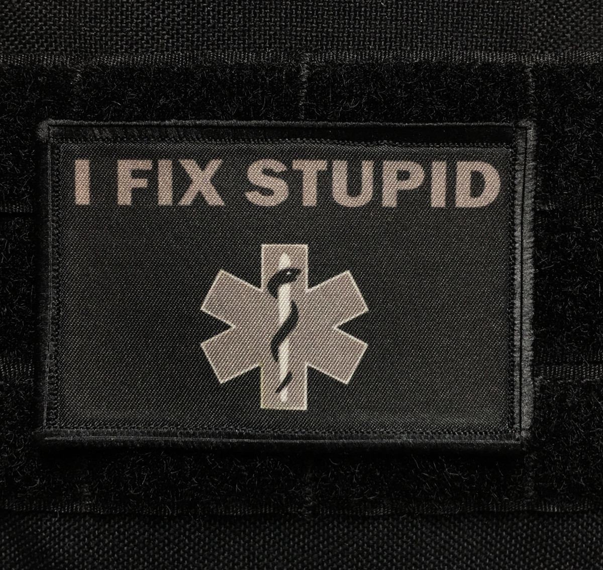 Subdued Major League Medic Morale Patch Tactical Military Army Hook Badge USA