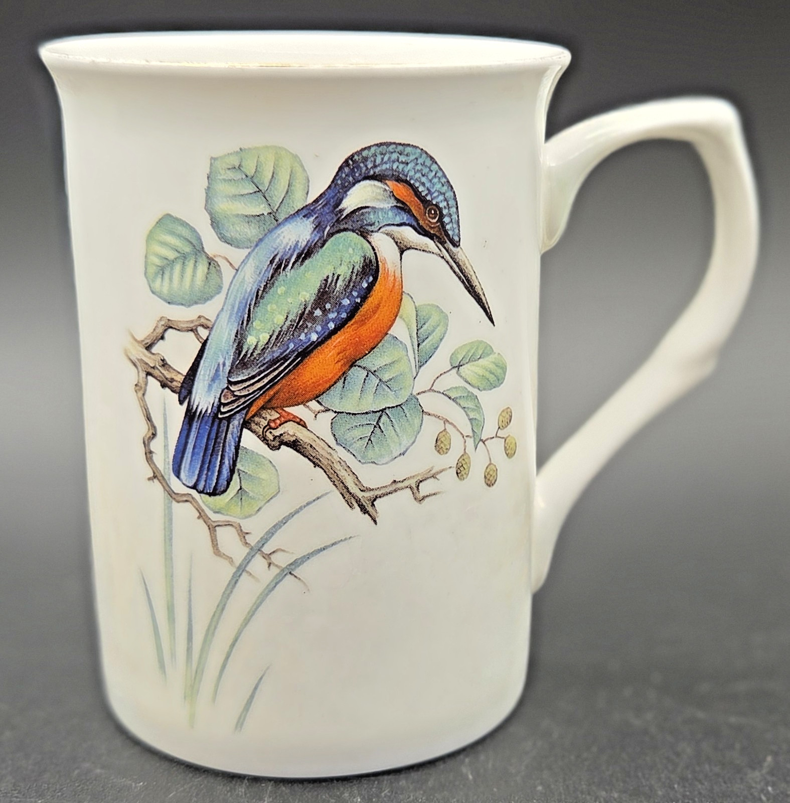 Stechcol Gracie Bone China Kingfisher Bird Mug