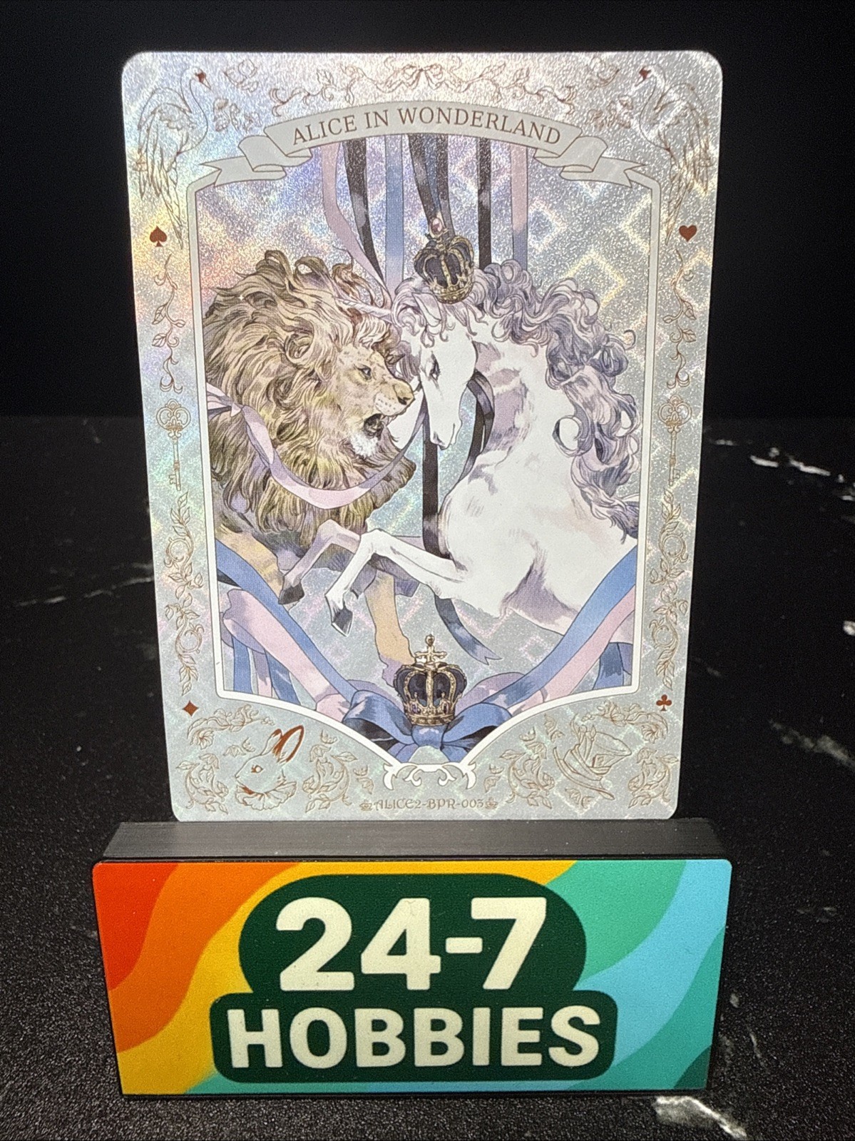 Lion & Unicorn Diamante Holofoil Alice in Wonderland II Wanmanshe BPR-003