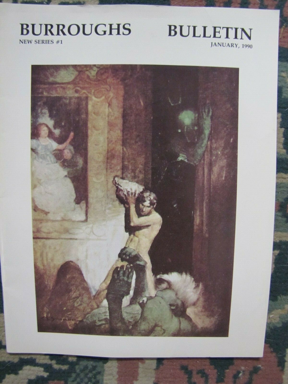 Burroughs Bulletin New Series #1 1990-Edgar Rice Burroughs Schoonover cover
