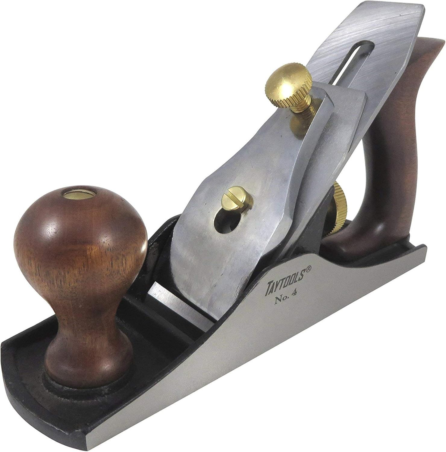 469614 Smoothing Bench Hand Plane #4, 9-3/4 Inch Sole, Ductile Cast Body, Lapped