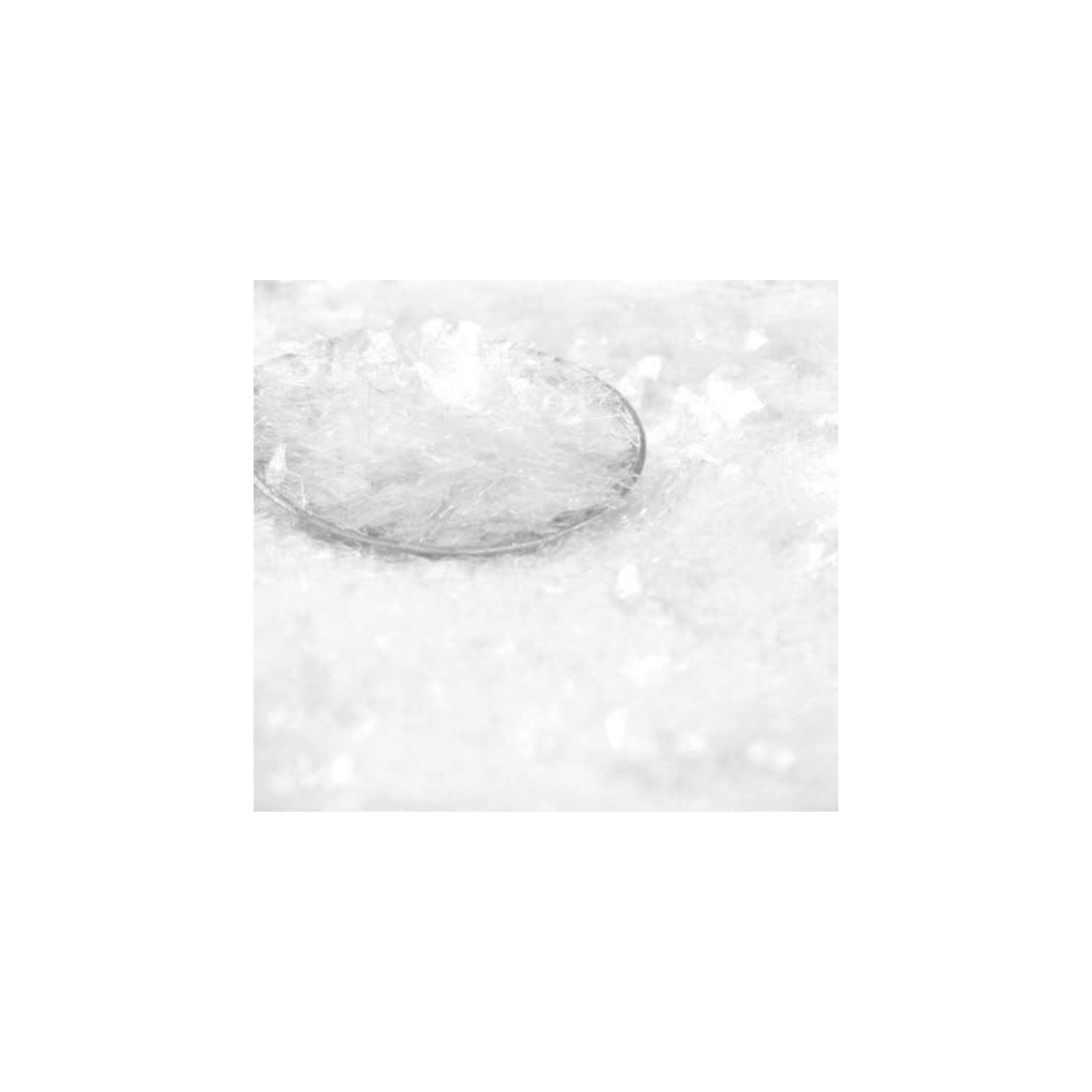 Meyer Imports Crushed Glass Glitter, White, 2.2 lb, for Arts, Resin, Nails & DIY