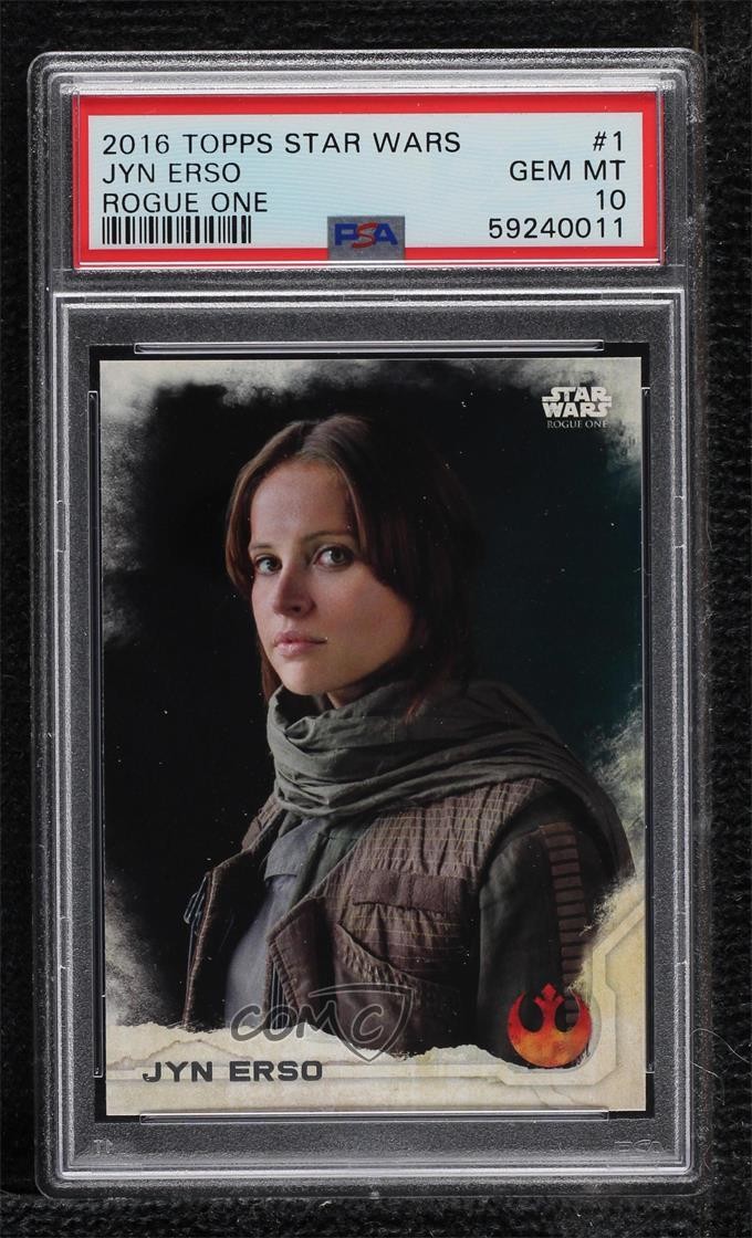 2016 Topps Star Wars: Rogue One Series 1 Jyn Erso #1 2k3
