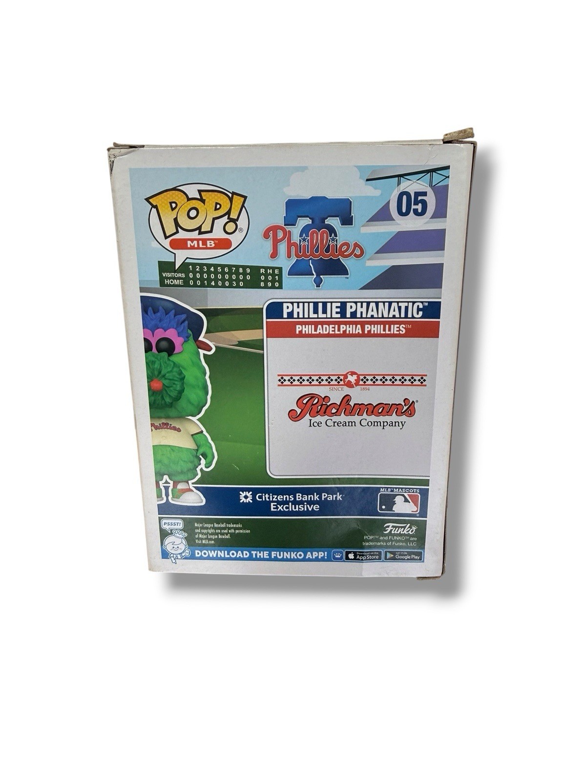 Funko Pop! Vinyl: Pop! MLB Mascots – Phillie Phanatic #05 Vinyl Figure