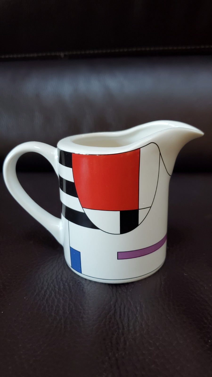 Sango Radius Pattern Creamer Geometric Modern Contemporary Art Deco 4916