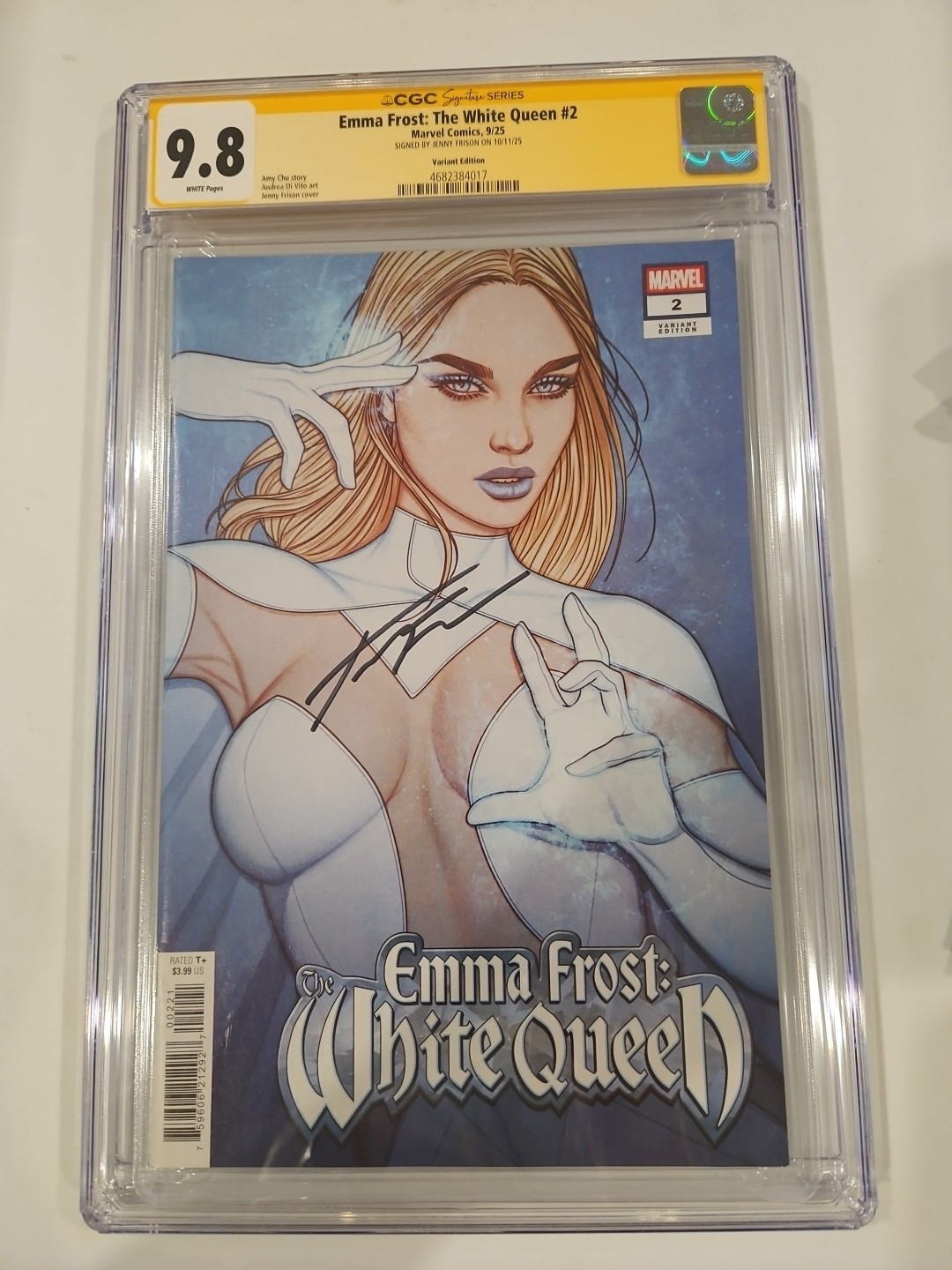 Emma Frost: The White Queen #2 Jenny Frison Variant Cover – CGC 9.8