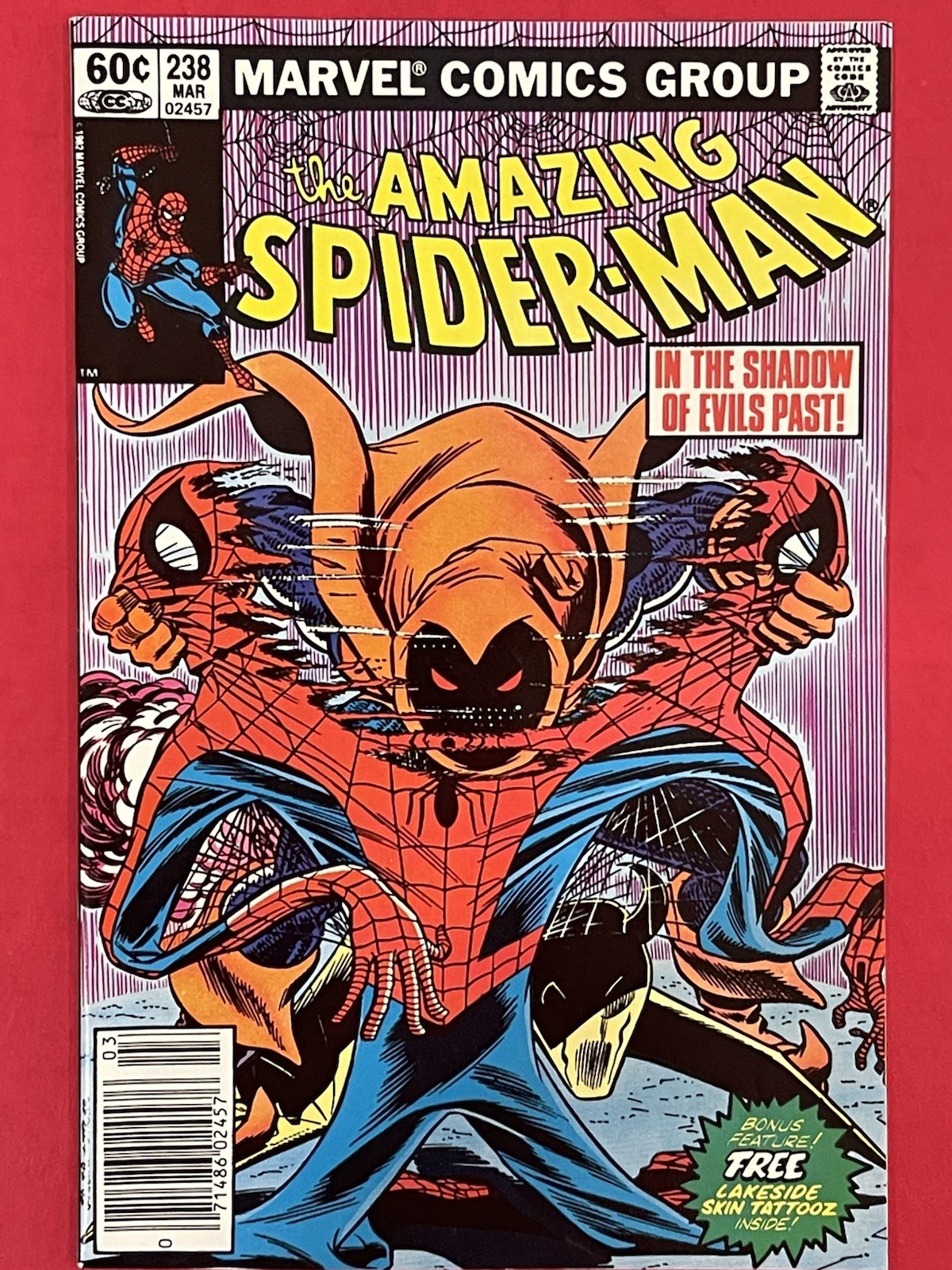 THE AMAZING SPIDER-MAN #238 MAR 1983 VF+ 8.5 MARVEL HOBGOBLIN 1ST AP NO TATOOZ