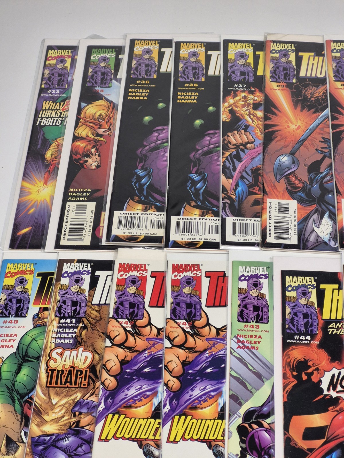 Thunderbolts #35-51 With Duplicates (Marvel, 2001) Lot Of 29