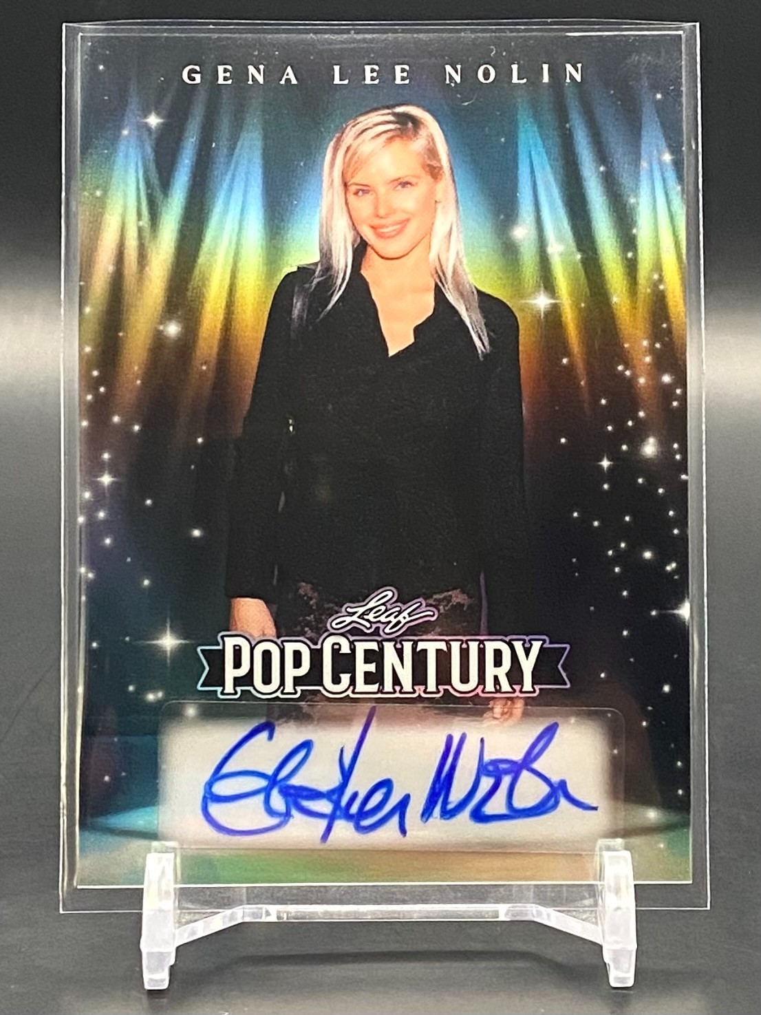 2026 Leaf Metal Pop Century Gena Lee Nolin Auto Silver #/25 Baywatch #BA-GLN