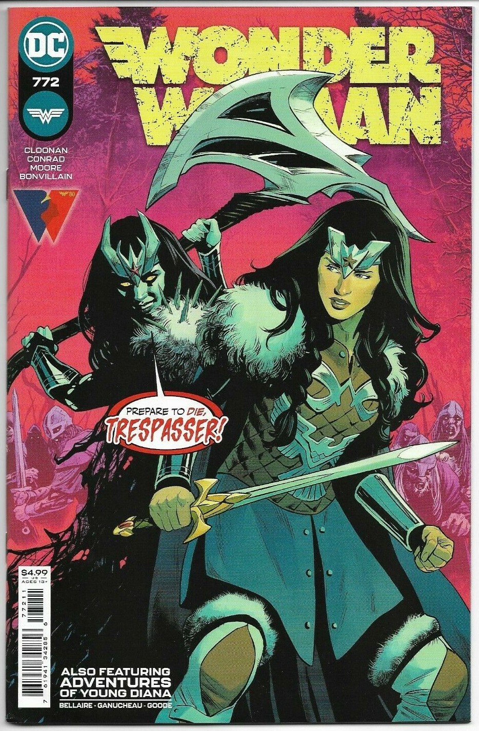 WONDER WOMAN #772 Travis Moore Cover 2021 DC Comics