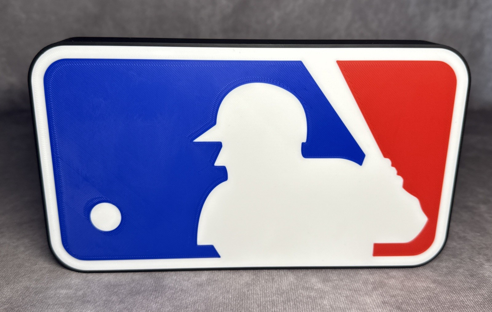MLB Major League Baseball DIY LED Lightbox Sign Stash Box Decor Fan Collectible