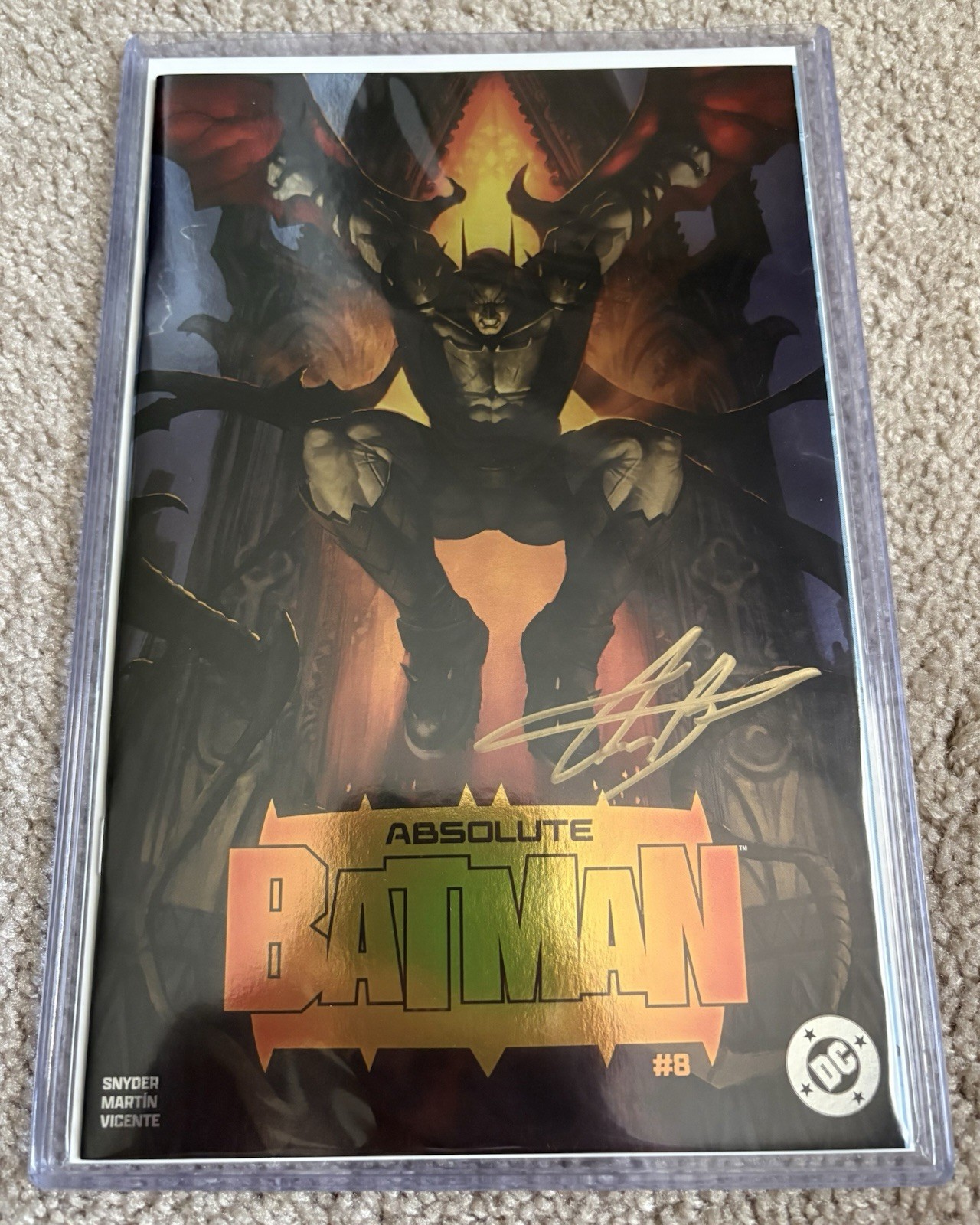 Absolute Batman 8 • Aaron Bartling Foil Signed w/COA • FanExpo Dallas Variant NM