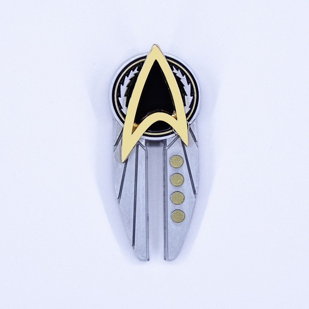 For Starfleet Academy Captain Commander Magnet Badges Brooches Pins Accessories