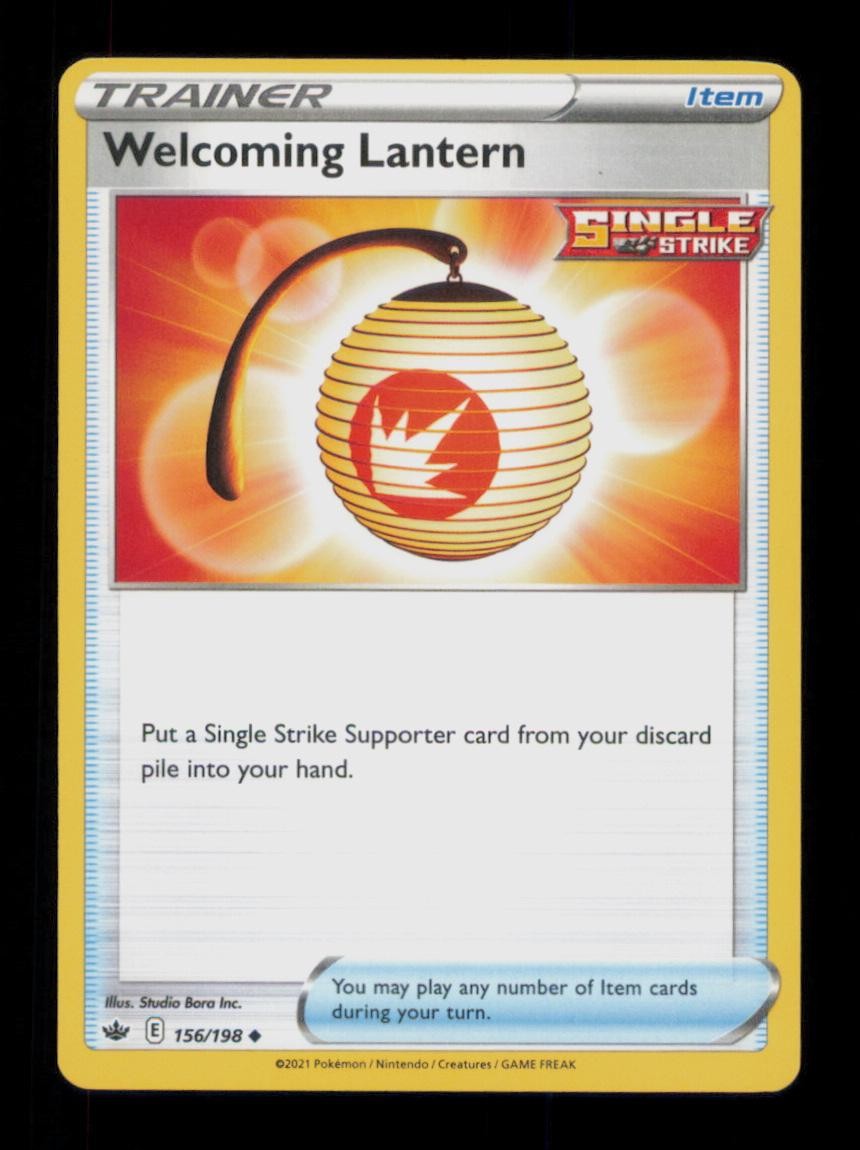 WELCOMING LANTERN UNCOMMON 156/198 NM POKEMON
