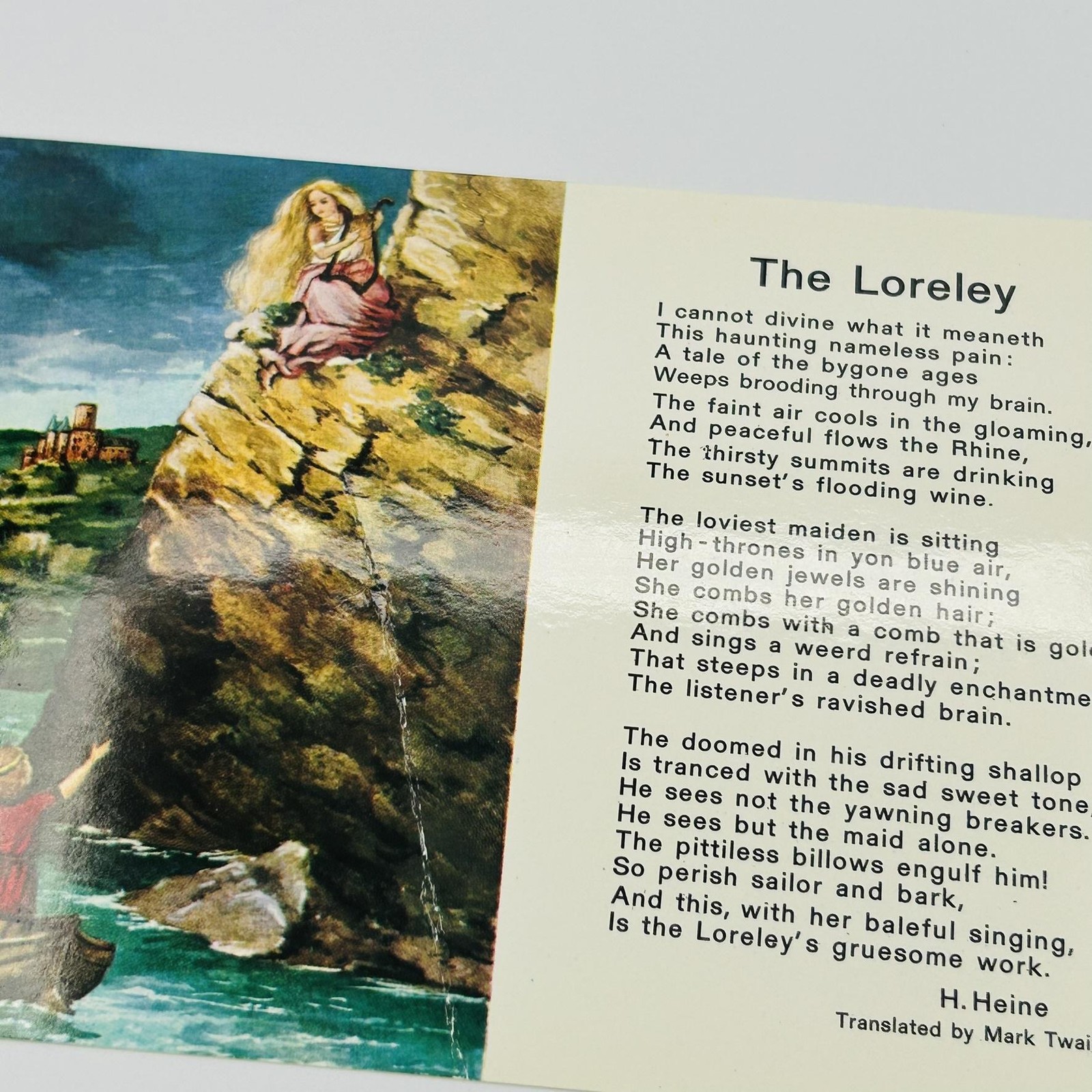 Germany The Loreley Postcard Wien Austria Multicolor Standard 5.5 X 3.5 In