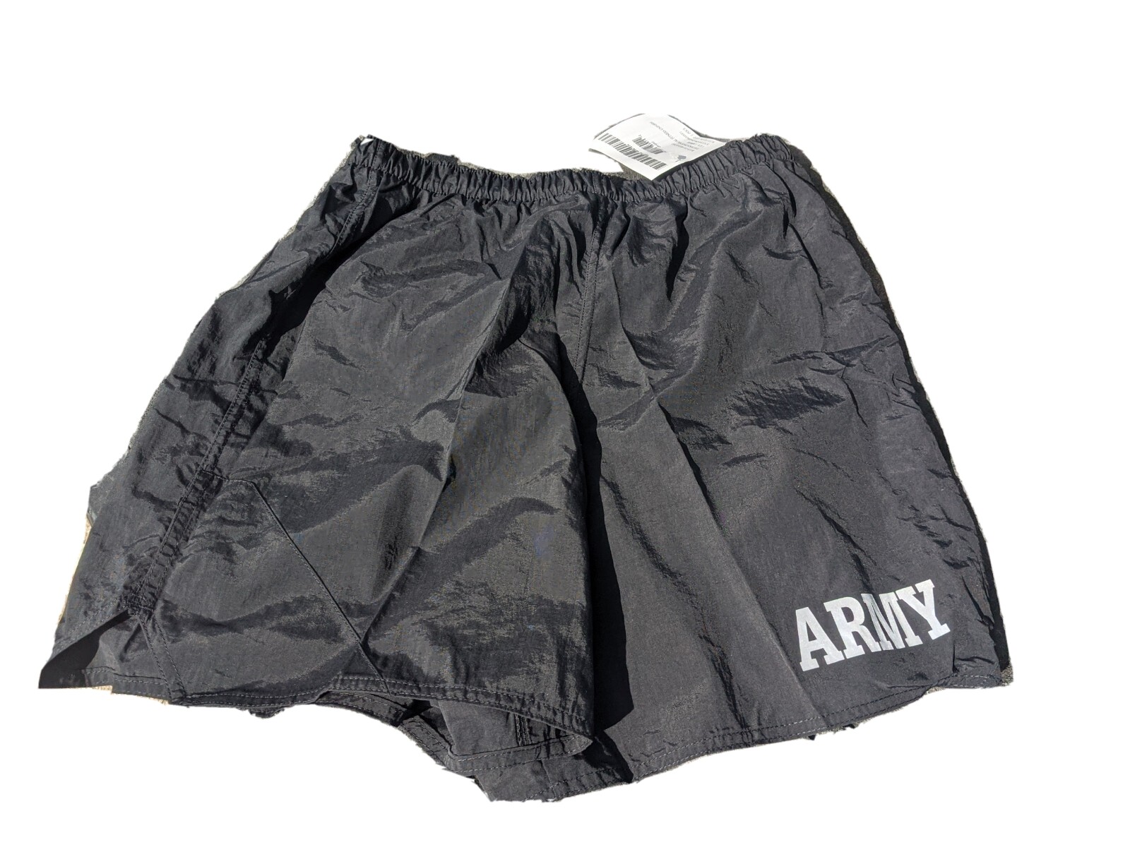 IPFU Shorts Size Medium PT Army USGI NWT Black incorrectly tagged large.