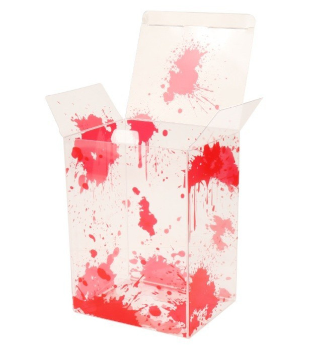 Funko POP! Bloody Red Splatter 0.5mm Protectors Cases Storage 4″ Display Boxes