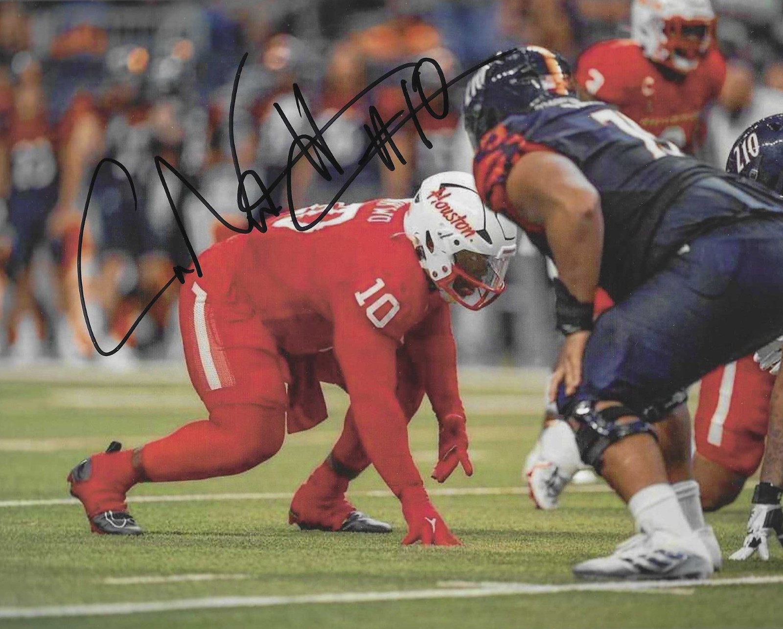 Chidozie Nwankwo Autographed Signed 8×10 Photo NCAA University Of Houston w/COA